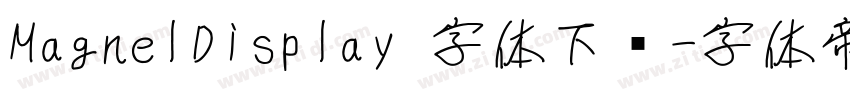 MagnelDisplay 字体下载字体转换